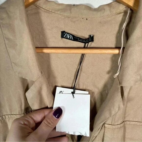 NWT ZARA DRESS WITH POCKETS XS - Picture 7 of 7